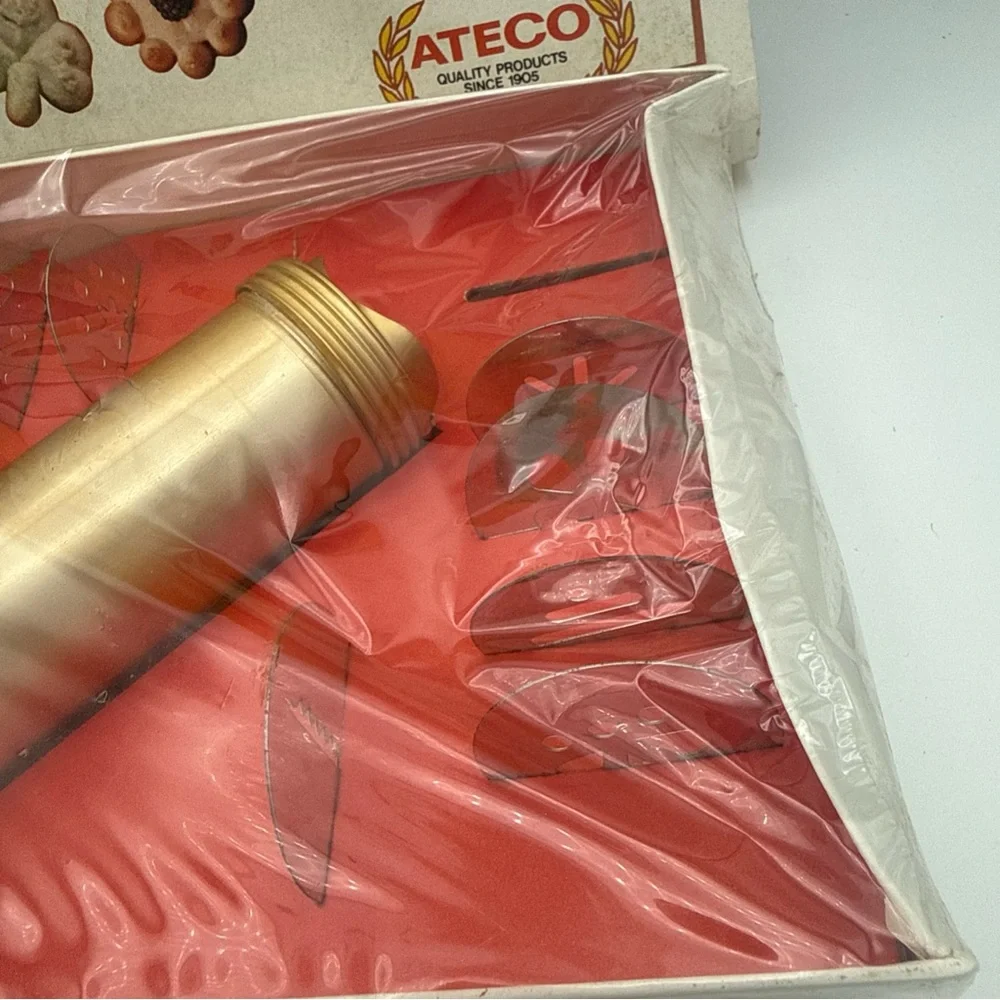 VTG NOS ATECO Original Cookie & Noodle Maker #685 cookie Press Sealed USA